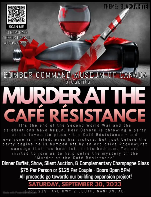 Murder at the Cafe Resistance Poster